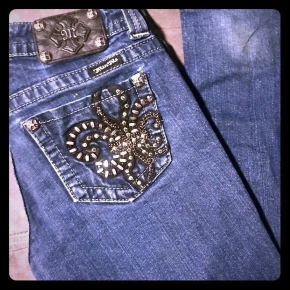 👖Miss Me Straight Leg Denim Jeans 👖​​​