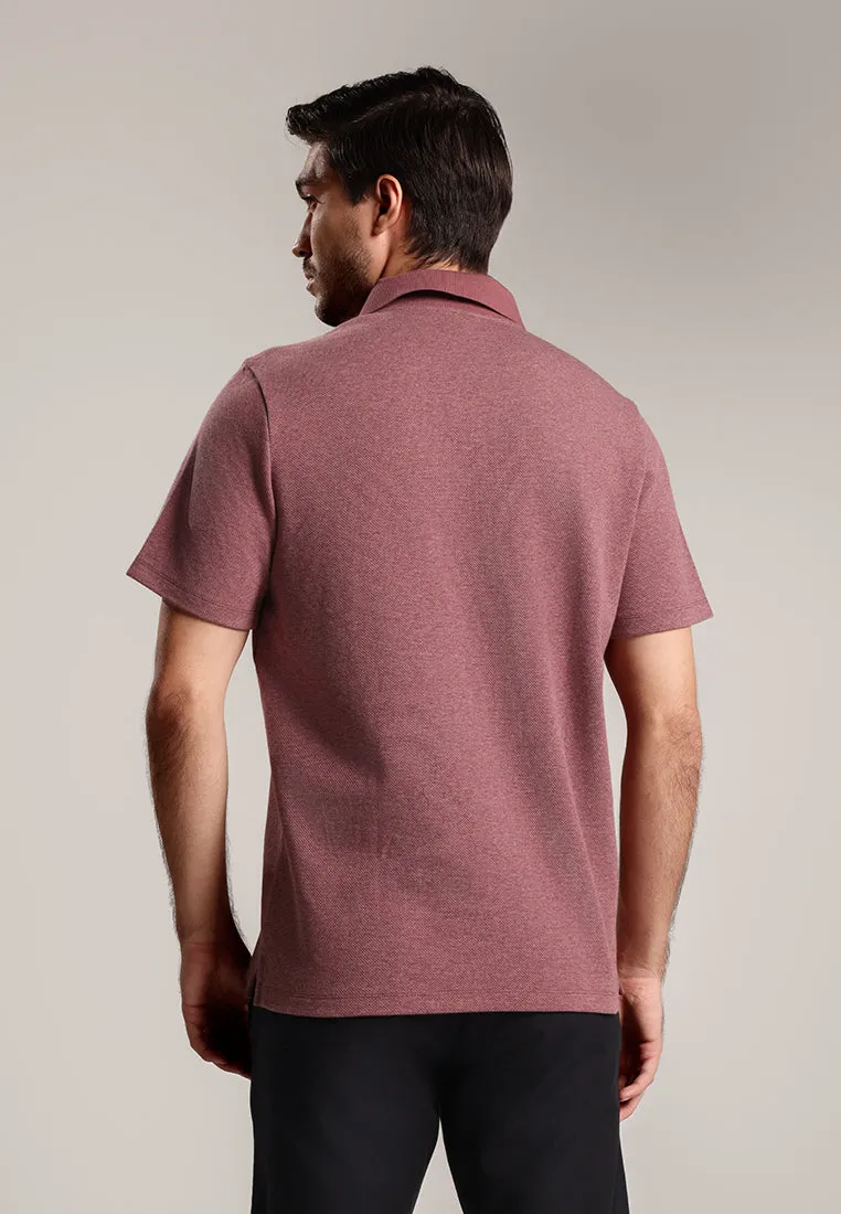 MOC - Kaos Polo Pria Lengan Pendek Byrne - Dark Beige
