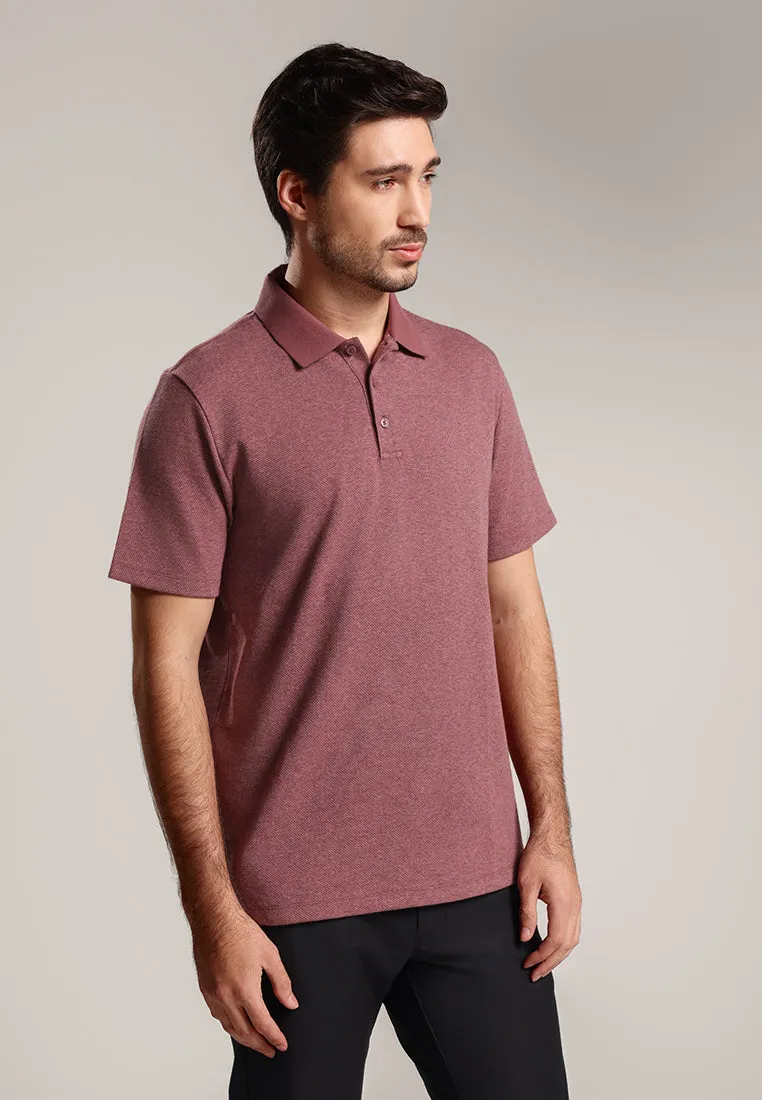 MOC - Kaos Polo Pria Lengan Pendek Byrne - Dark Beige