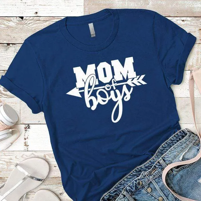 Mom Of The Boys Premium Tees