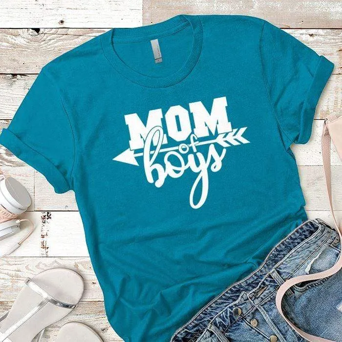 Mom Of The Boys Premium Tees