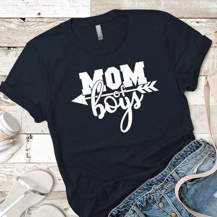 Mom Of The Boys Premium Tees