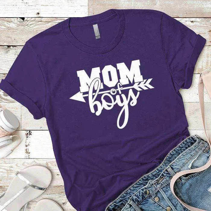 Mom Of The Boys Premium Tees