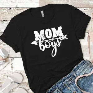 Mom Of The Boys Premium Tees