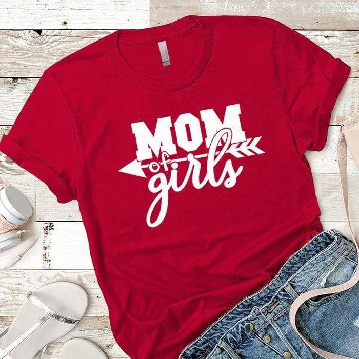 Mom Of The Girls Premium Tees