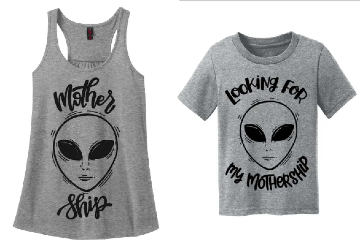 Mothership Matching Mommy and Me Tees