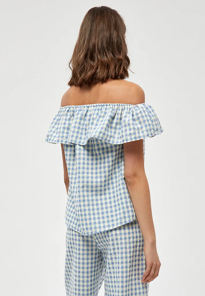 MSValika Top - Lemon Sorbet Checked