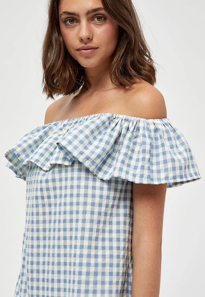MSValika Top - Lemon Sorbet Checked
