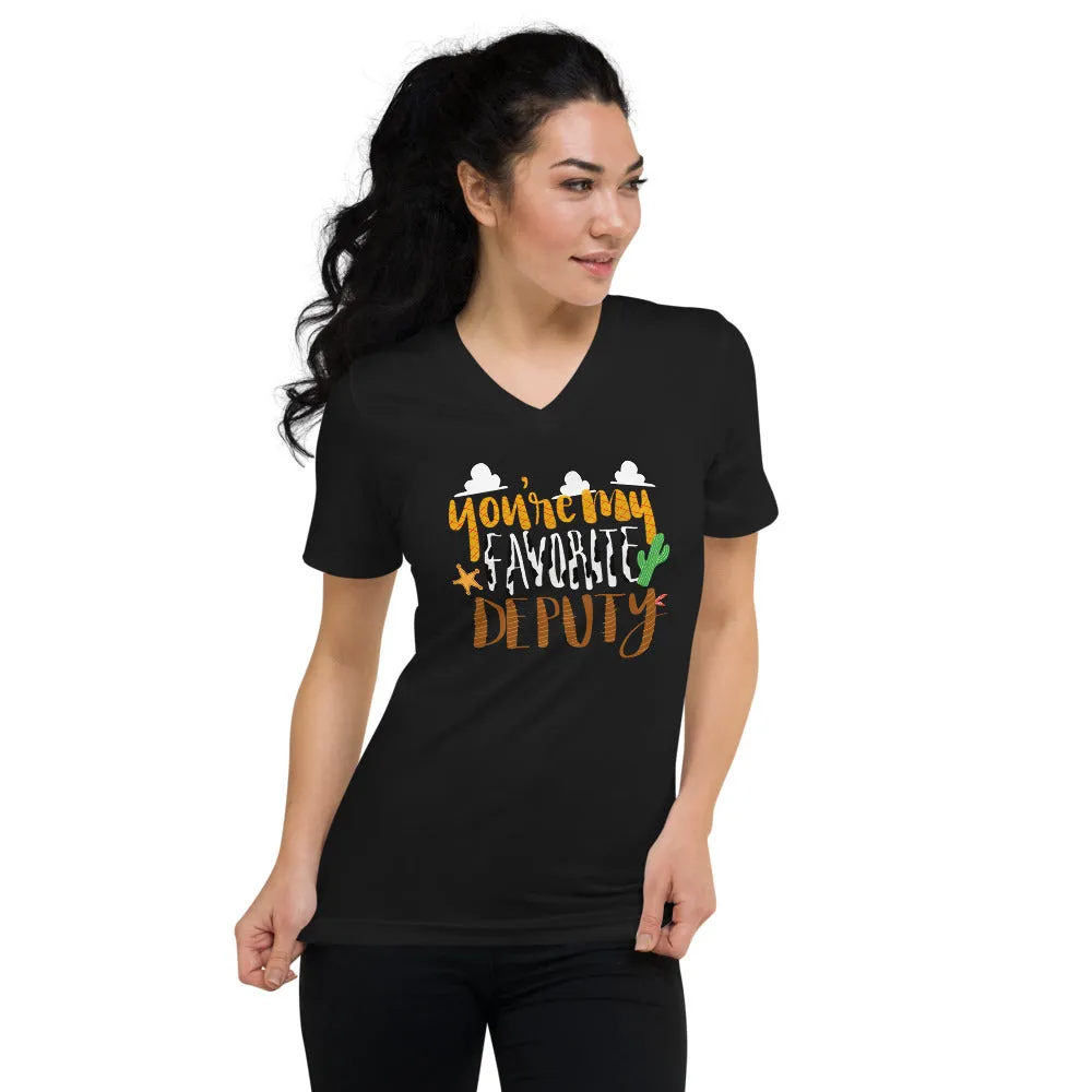 My Favorite Deputy V-Neck Tee