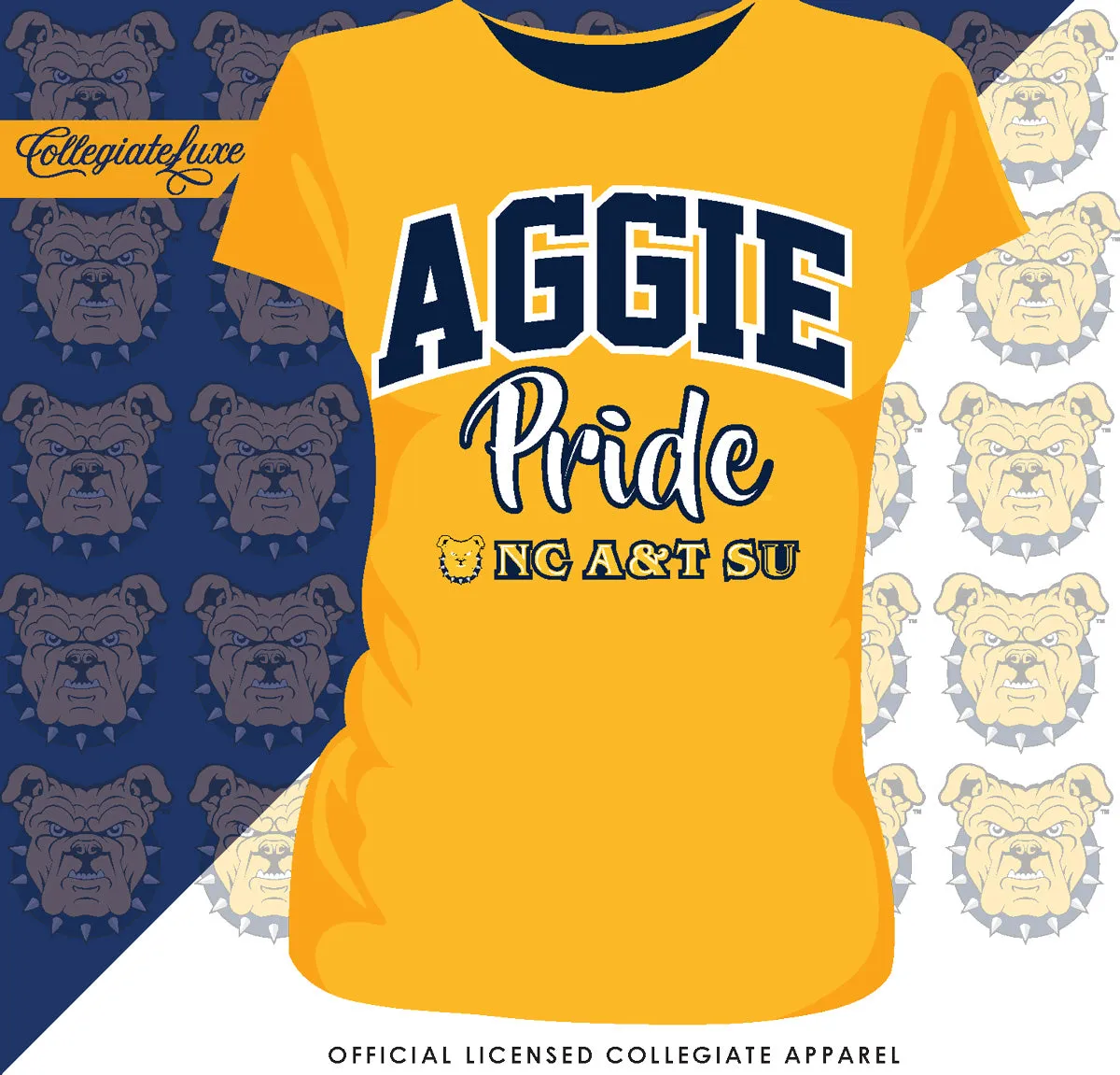 NC A&T AGGIES | PRIDE ARCH Ladies Tees (**)
