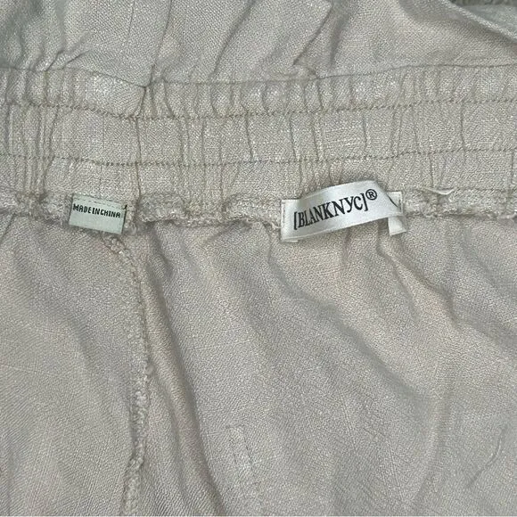 NEW BLANKNYC Paperbag Distressed Drawstring Shorts - XL