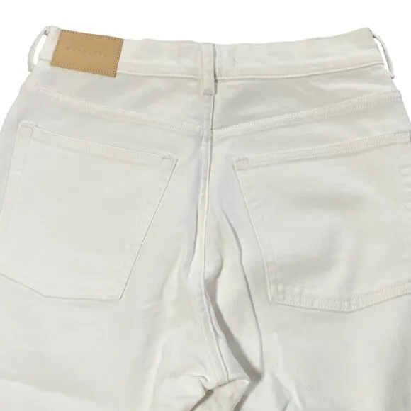 NEW Everlane The Way High Slim Jean Womens 28 White
