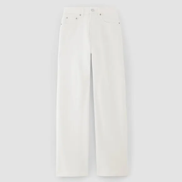NEW Everlane The Way High Slim Jean Womens 28 White