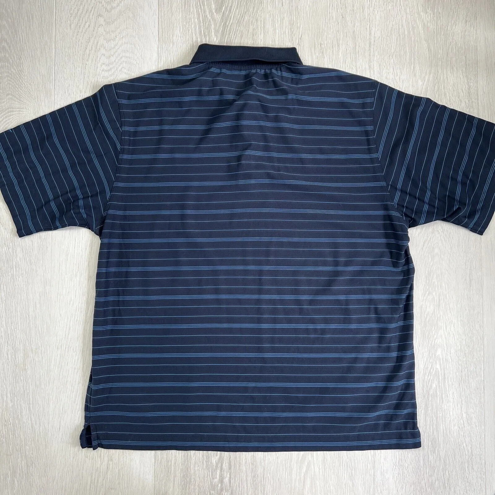 Nike Golf Striped Polo Shirt Size Large