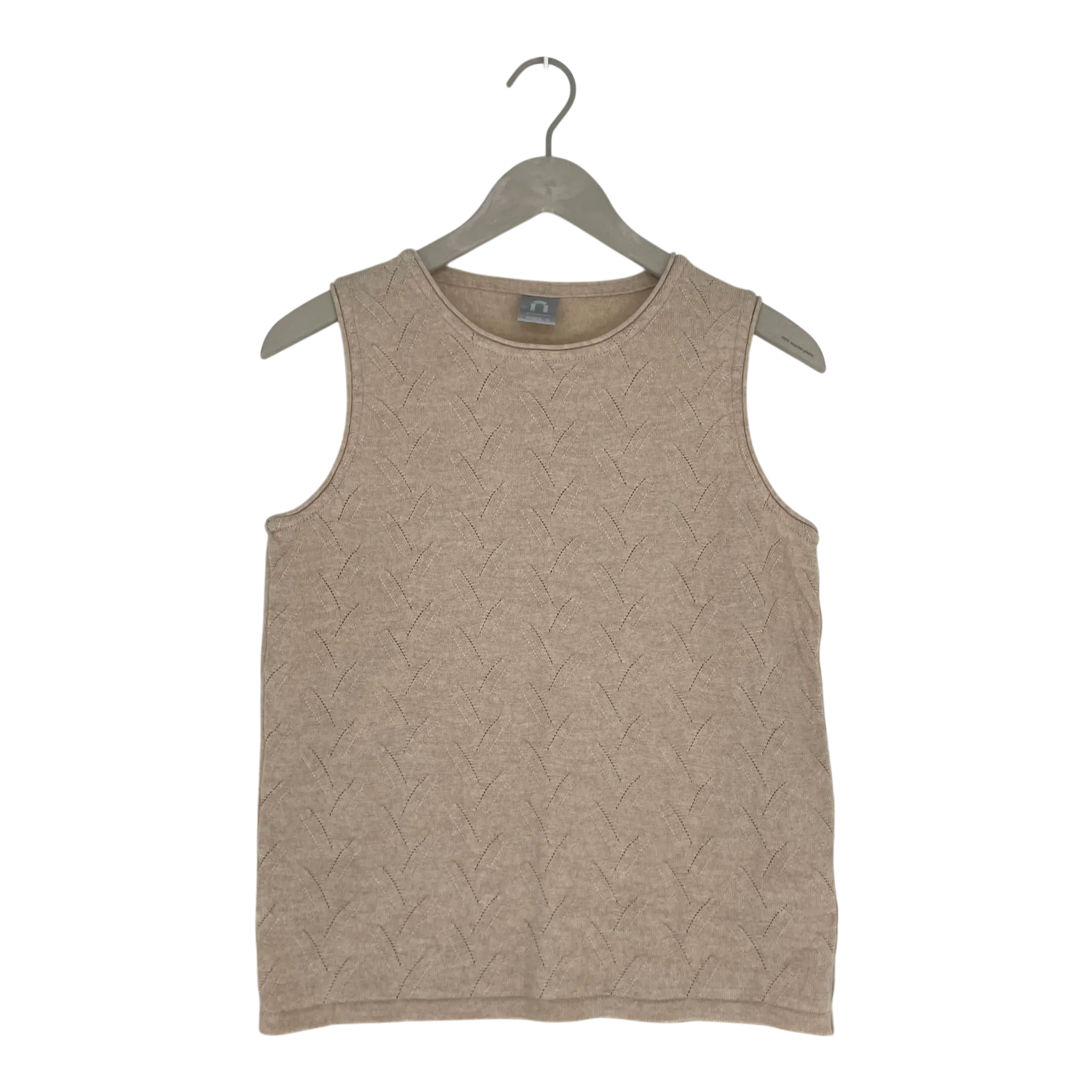 North Outdoor merino wool top, cream | woman M