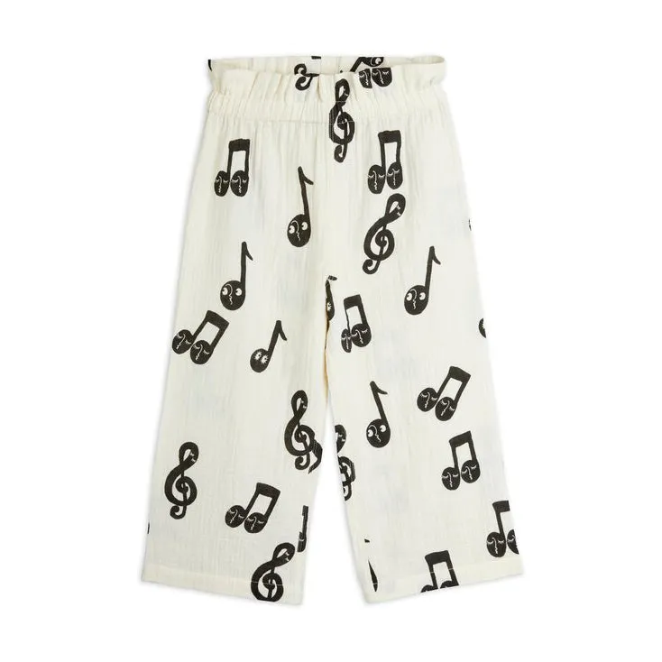 Note aop muslin paperbag trousers