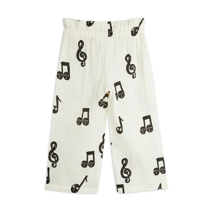 Note aop muslin paperbag trousers
