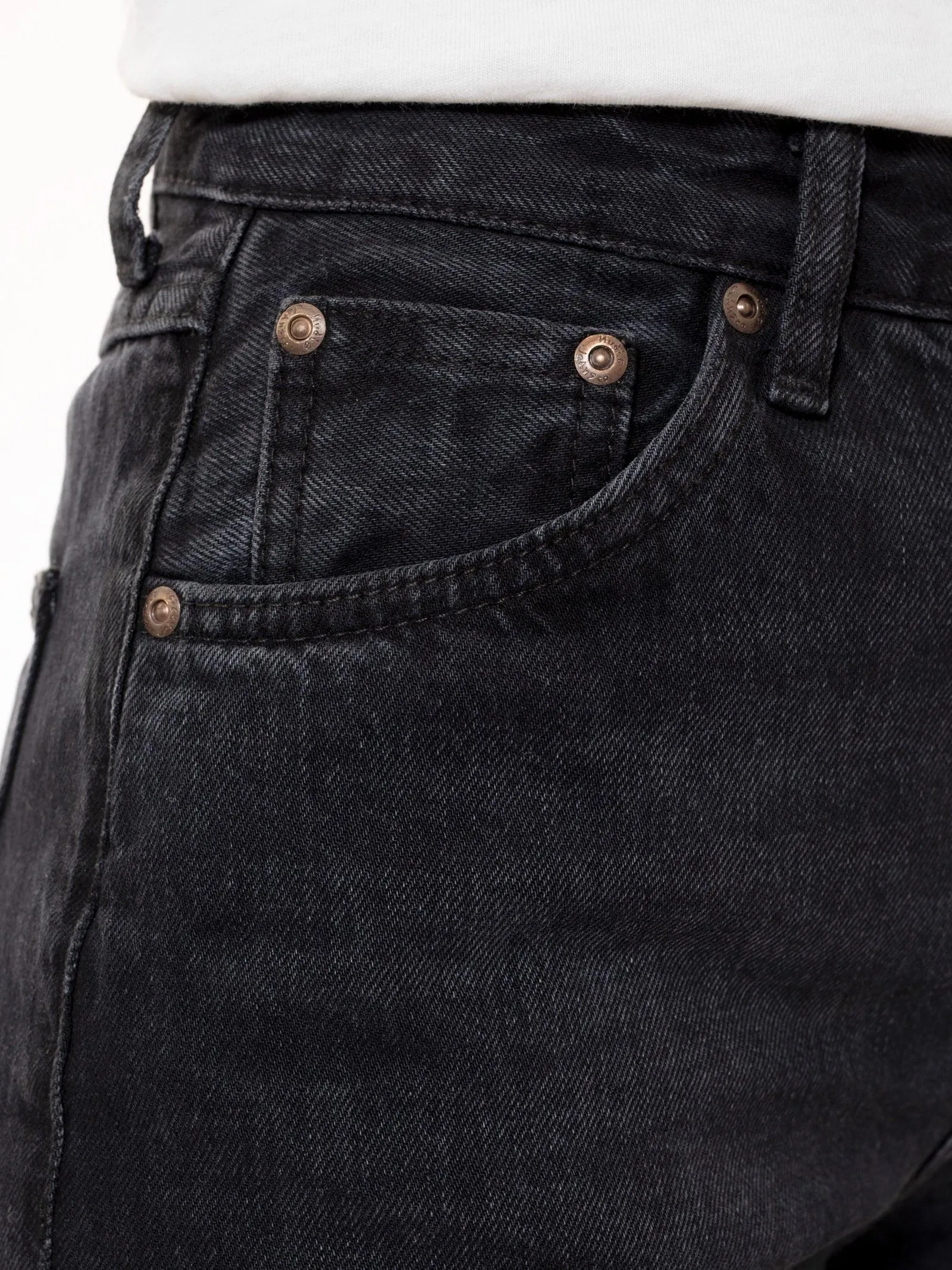 Nudie Jeans Co. -  Lofty Lo Vintage Black