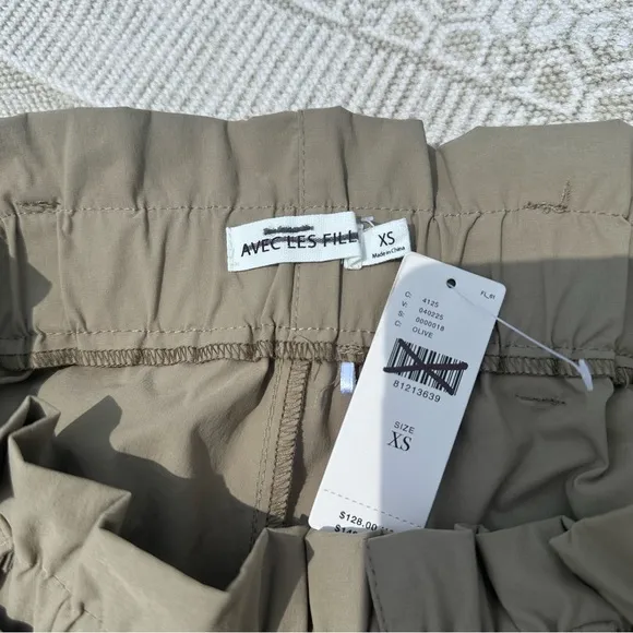 Nwt Anthropologie brand Avec Les Filles Paperbag Shorts