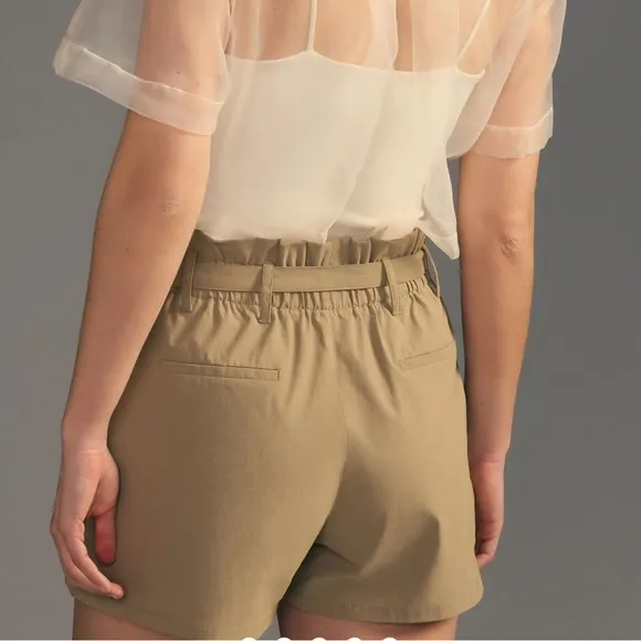 Nwt Anthropologie brand Avec Les Filles Paperbag Shorts