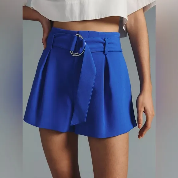 NWT Anthropologie Maeve Tailered Paperbag Dress Shorts