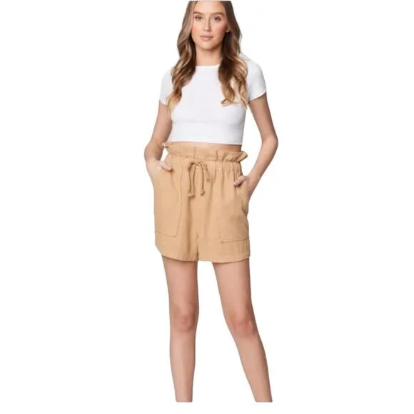 NWT! Blank NYC Paperbag Drawstring Shorts - Size M