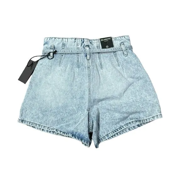 NWT! Blank NYC Payback Paperbag High Waist Denim Shorts- Size 24