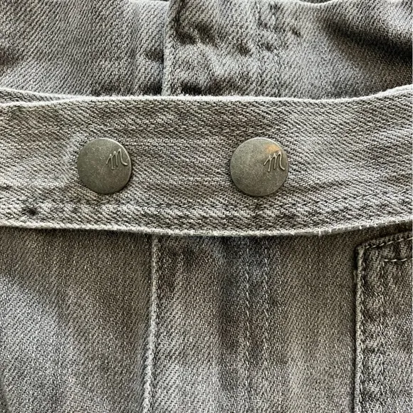 NWT Madewell Denim Snap-Belt Paperbag Shorts