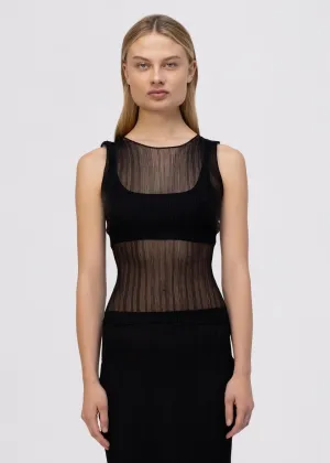 Oakley Tank with Bralette (Black)