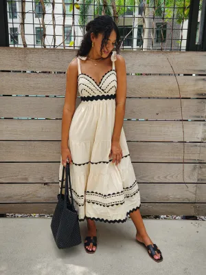 Olivia Tiered Midi Dress