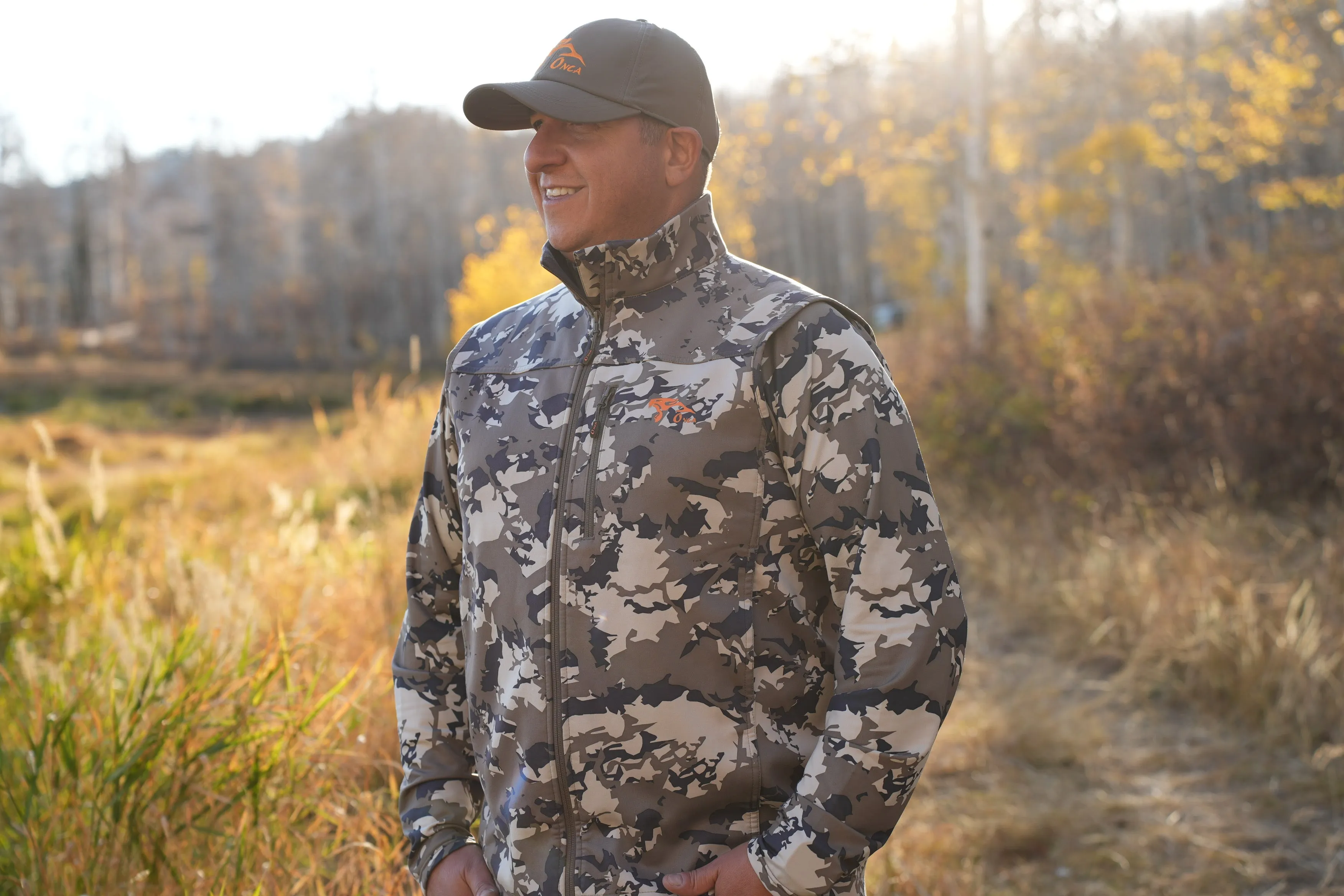 ONCA SHELL VEST IBEX CAMO