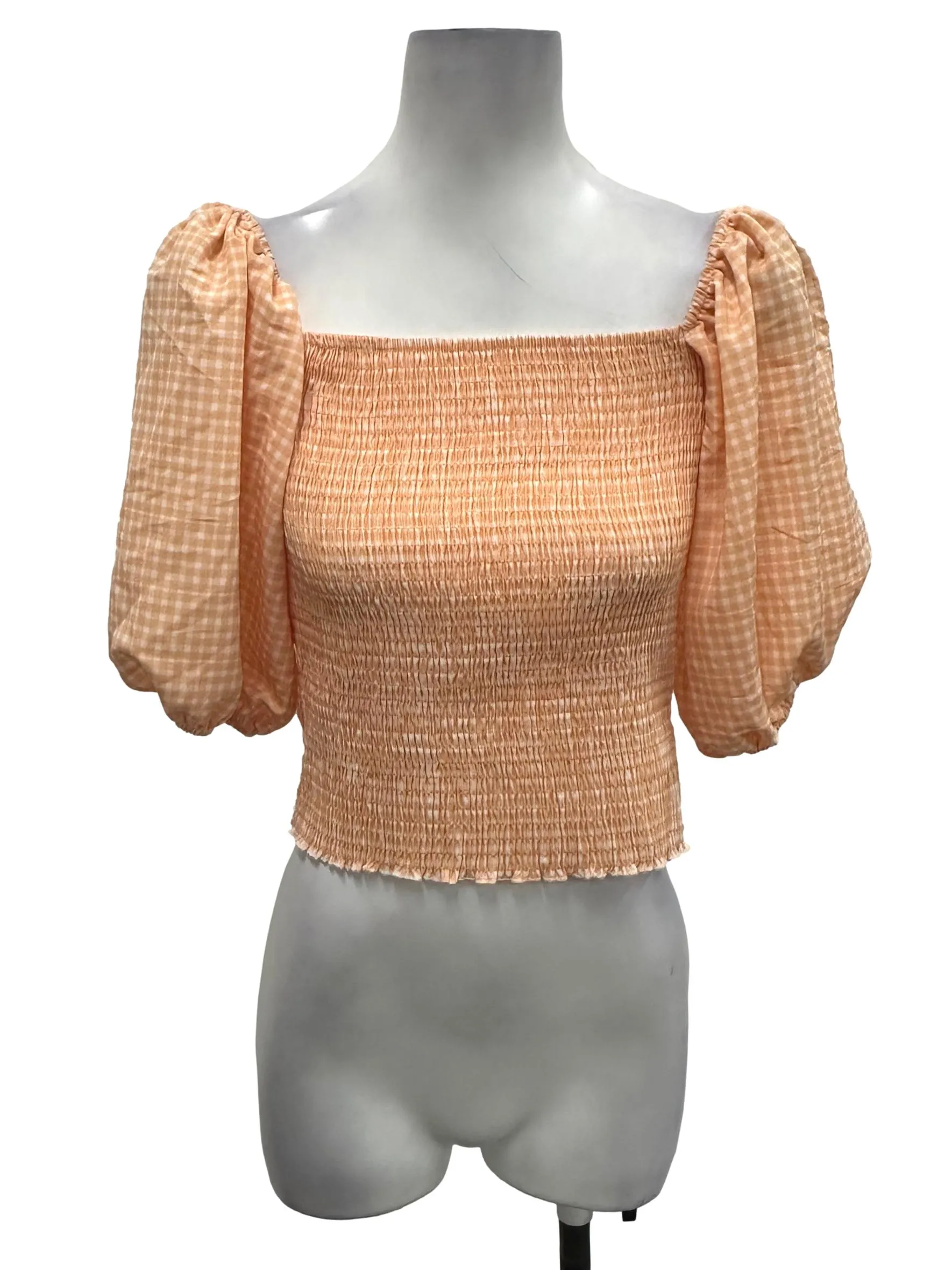 Orange Smock Top