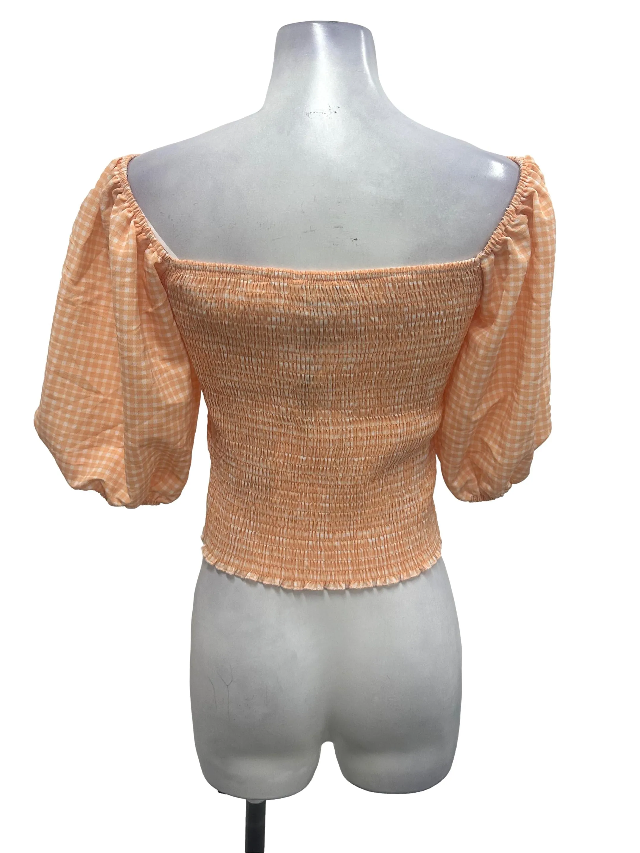 Orange Smock Top