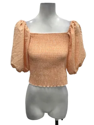 Orange Smock Top