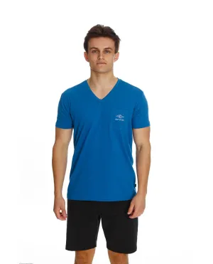 ORIGINAL SURFERS EMB V-NECK TEE