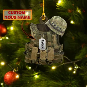 Outdoor Vest 02 - Custom Shaped Ornament - Ntp-493