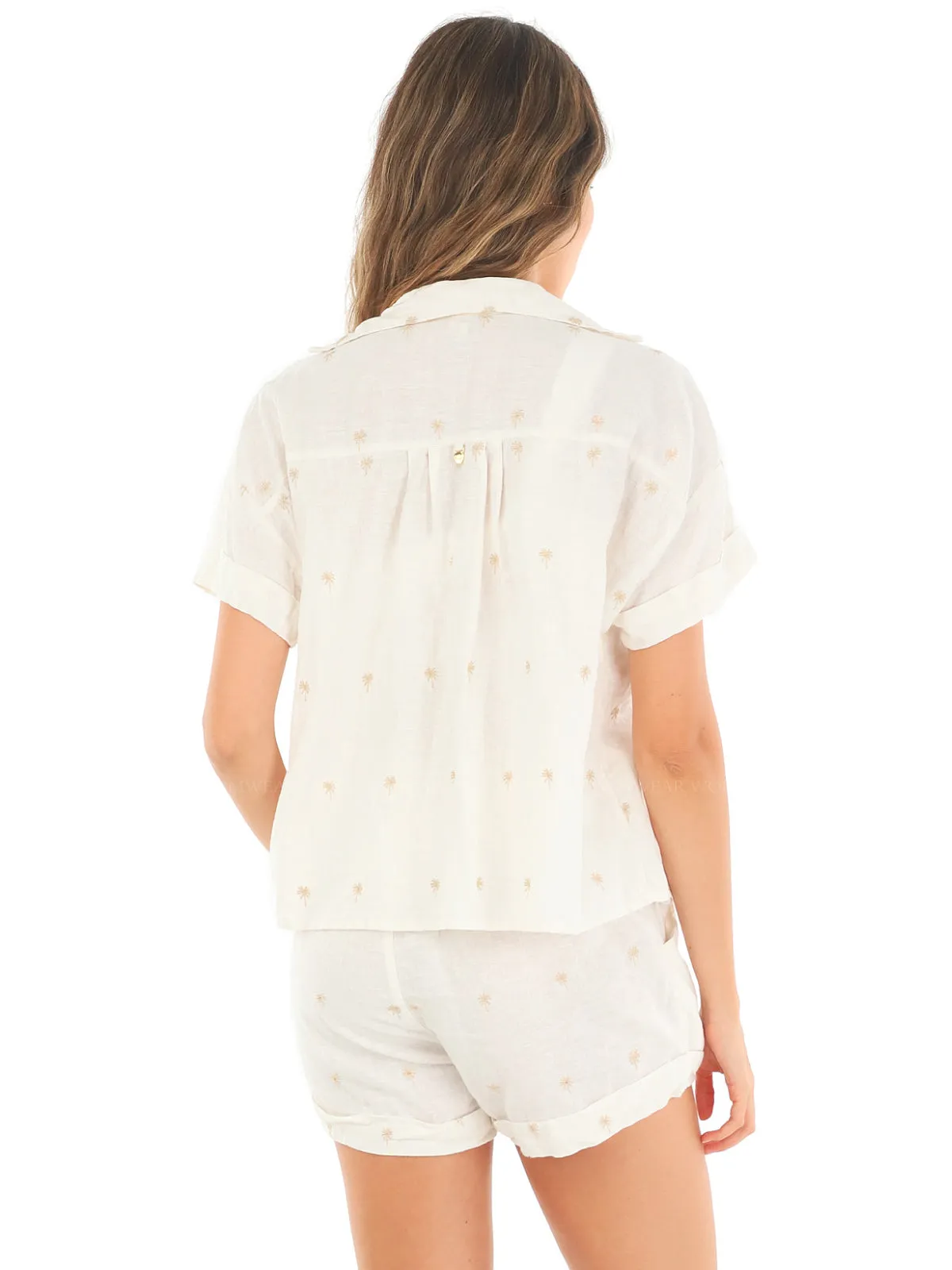 Palmette Meridien Shirt-Palmette Summertime Shorts ::RET