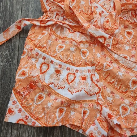 Paolita Paisley Paper Bag Shorts Small