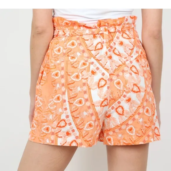 Paolita Paisley Paper Bag Shorts Small