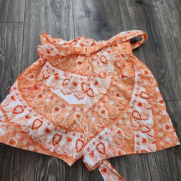Paolita Paisley Paper Bag Shorts Small