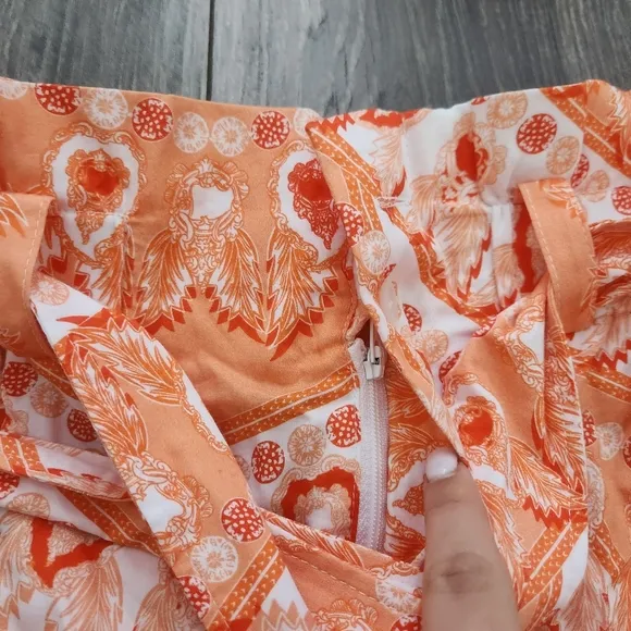 Paolita Paisley Paper Bag Shorts Small