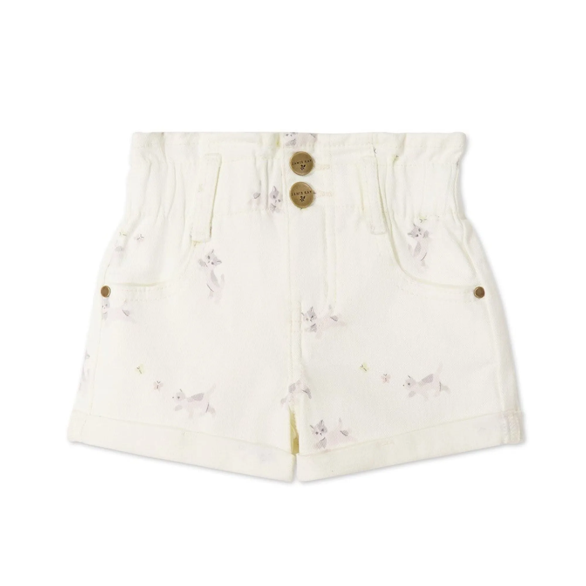 Paperbag Shorts aus Baumwolle Modell: Grace