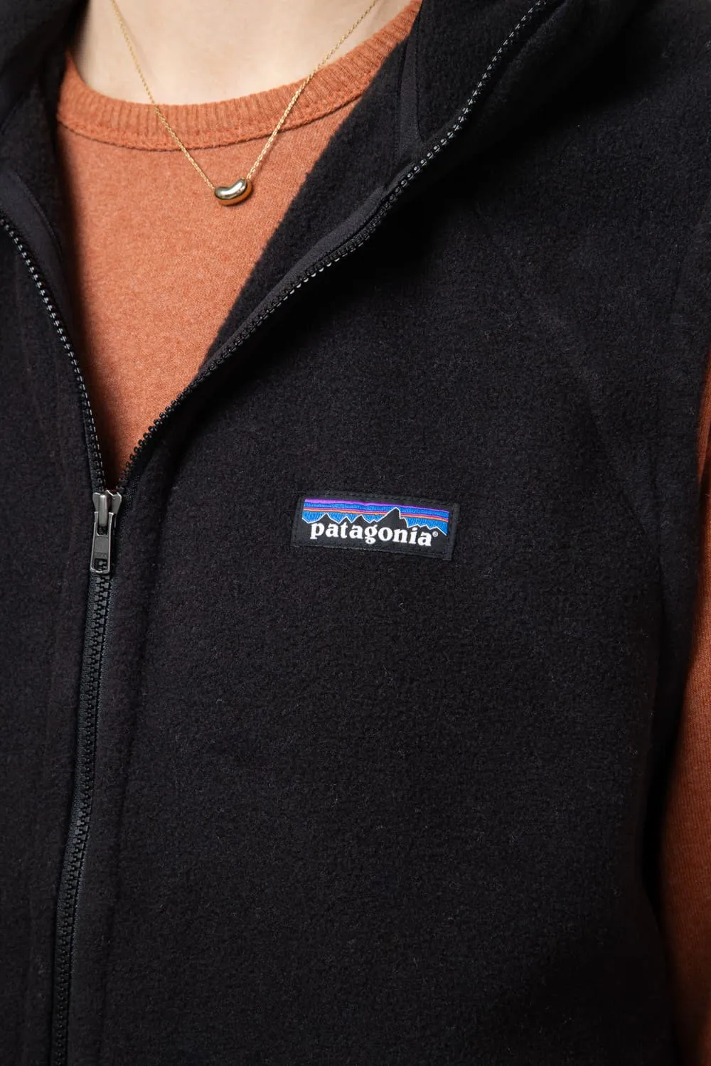 Patagonia Women's Classic Microdini Vest in Black | 23175-BLK