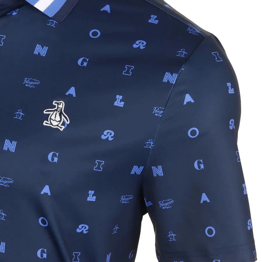 Penguin Original All Over Pete Print Golf Polo Shirt