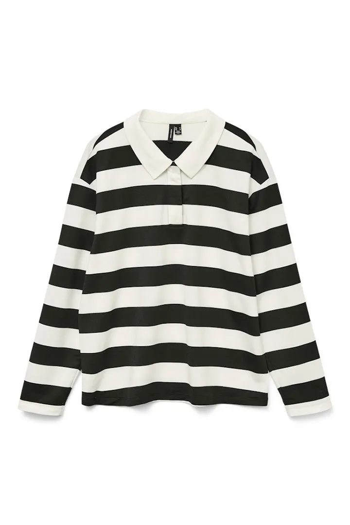 Pernille Striped Polo Tee