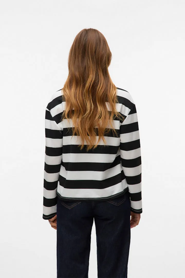 Pernille Striped Polo Tee