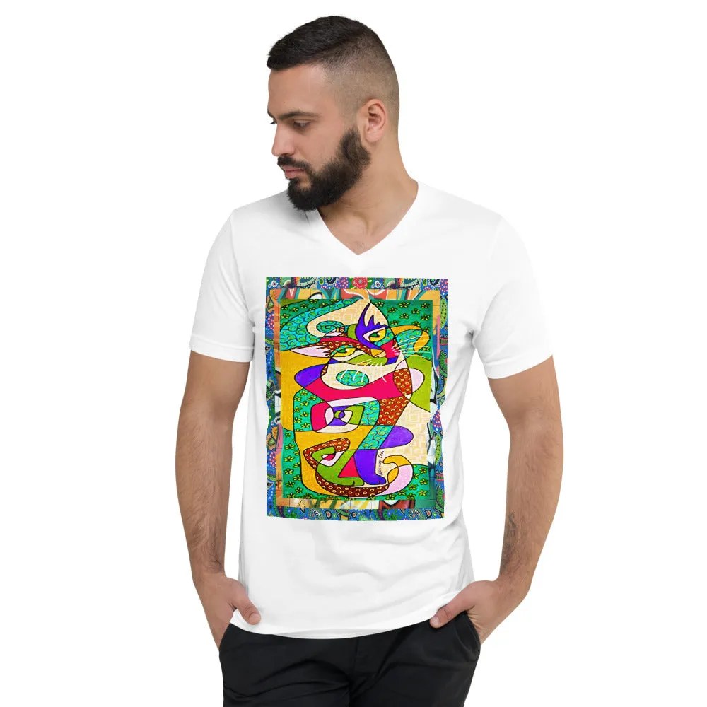 Picasso V-Neck Tee
