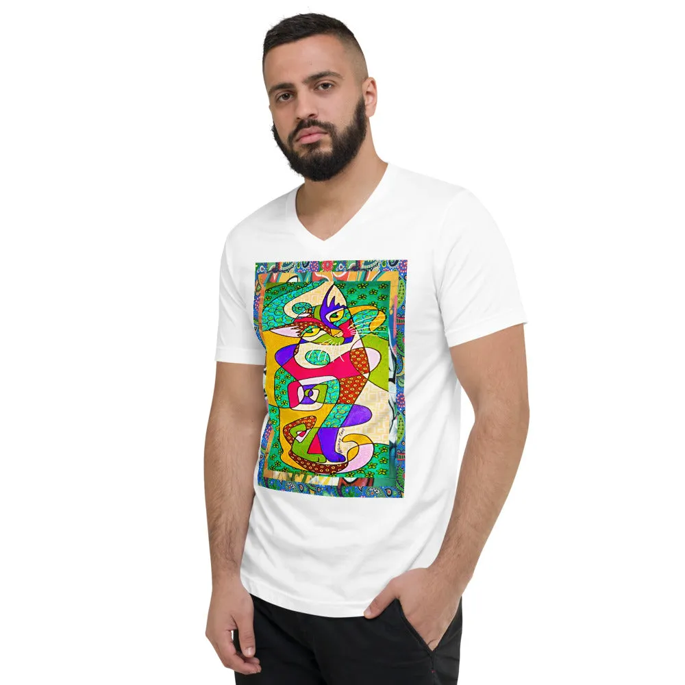 Picasso V-Neck Tee