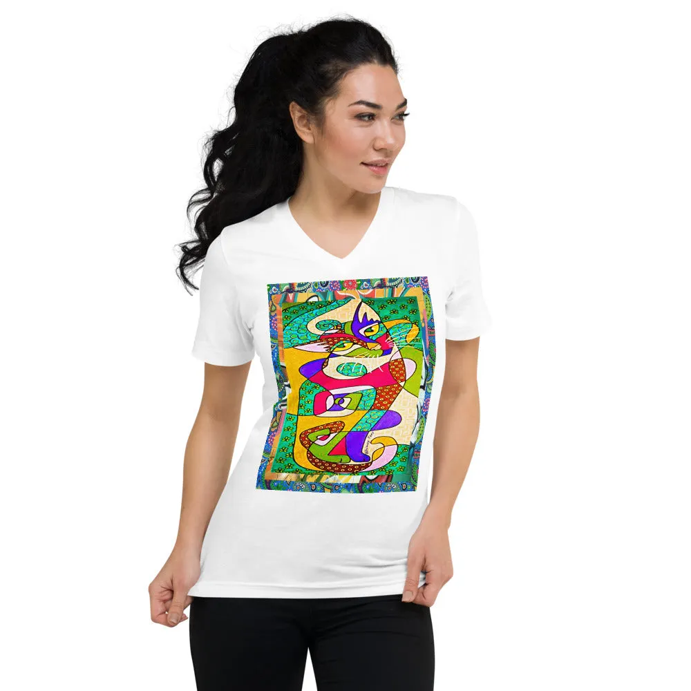 Picasso V-Neck Tee