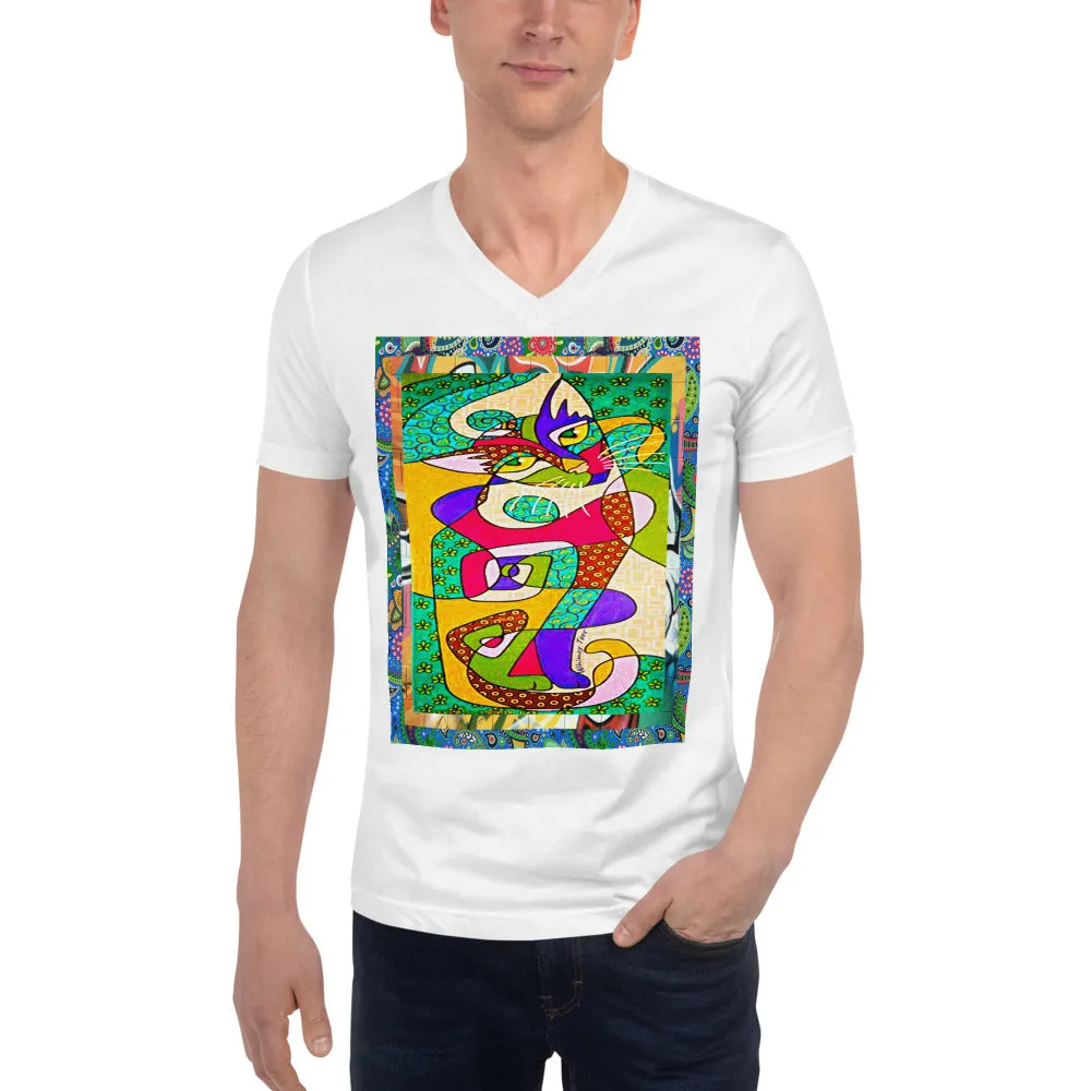 Picasso V-Neck Tee